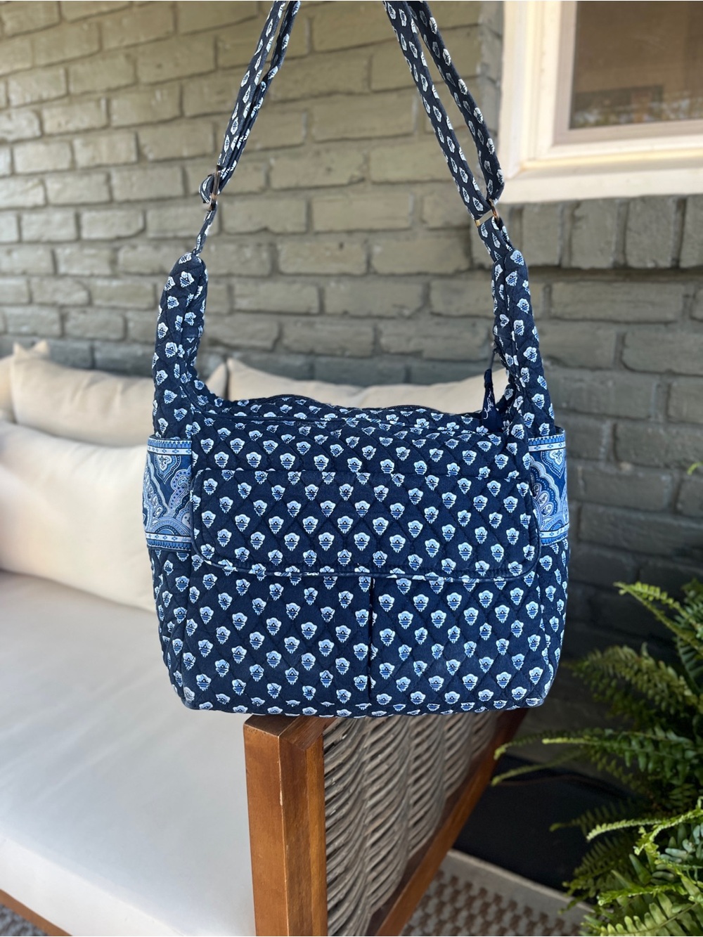 Vera Bradley Nantucket Navy Carry All